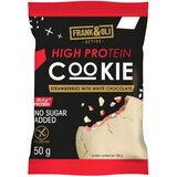 Frank&oli cookies, jagoda i bela čokolada, 50g Cene