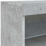  Komoda s LED svjetlima siva boja betona 41x37x67 cm | shoptok.hr