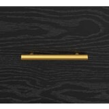 vidaXL Nočna omarica s predalom Črna 40 x 35 x 47.5 cm Konstruiran les | Shoptok.si