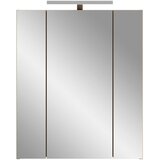 MID.YOU omara z ogledalom ice, barva hrasta, osvetlitev | Shoptok.si