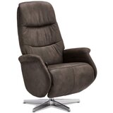 Furnhouse Rjava usnjena naslonjača Delta | Shoptok.si