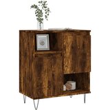 vidaXL Komoda dimljeni hrast 60x35x70 cm inženirski les | Shoptok.si