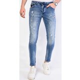 Local Fanatic Kavbojke slim 134409935 Modra cene