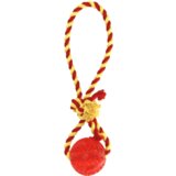  Igračka za pse tpr loptica na kanapu, Ø5x30cm, crvena | ePonuda.com