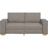 vidaXL Dvosjed Kauč Taupe 140 cm Tkanina | shoptok.hr