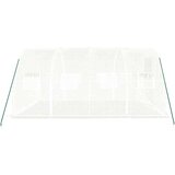  Rastlinjak z jeklenim okvirjem bel 12 m² 4x3x2 m | Shoptok.si