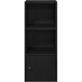  Regal za knjige crni hrasta 31x24x77 cm od konstruiranog drva | shoptok.hr