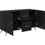  Kreveta Crni hrast 100 x 36 x 60 cm Konstruirano drvo Slike
