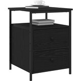  Noćni ormar Crni hrast 34 x 35,5 x 50 cm Konstruirano drvo | shoptok.hr