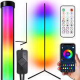  RGB kutna podna svjetiljka 132cm APP + daljinski upravljač Rainbow 3D | shoptok.hr