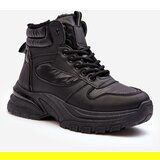 EVENTO Women's Quilted Lace-Up Sport Shoes Black Dejana Cene