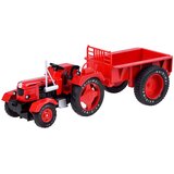 Metalni crveni traktor u omjeru 1:18 | shoptok.hr