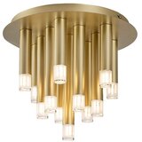 Rabalux luster Ramira, 13x5W, 13xG9, ⌀30cm, Zlatna Cene