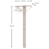 Spinder Design Sivorjav jeklen stenski obešalnik 65 cm Senza – | Shoptok.si