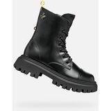 Geox Black Girls Ankle Boots Maquinnerns Girl - Girls Cijene