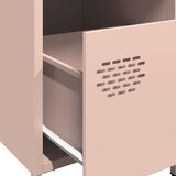 vidaXL Nočna omarica 2 kosa roza 35x39x43,5 cm jeklo | Shoptok.si