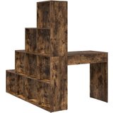  Kutni stol s policom Dimljeni hrast 101,5 x 149,5 x 149,5 cm | Eponuda.com