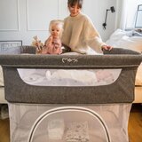 Momi kolevka za bebe Smart Bed Grey, 0m+