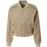 United Colors Of Benetton Prehodna jakna bež / črna / bela | Shoptok.si