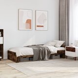 Furnova Posteljni okvir brez vzmetnice hrast 90x190 cm inženirski les, (21937317) Cene