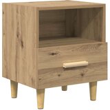 vidaXL Nočna omarica s predalom 2 pcs artisan hrast 40 x 35 x 47.5 cm | Shoptok.si