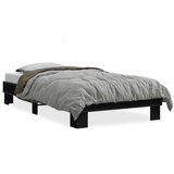  Okvir kreveta crni 90 x 200 cm konstruirano drvo i metal | Eponuda.ba