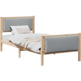  Okvir za krevet Svijetlo siva 100 x 200 cm tkanina | shoptok.hr