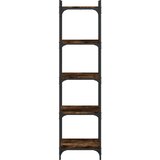  Regal za knjige s 5 razina boja hrasta 40 x 30 x 154 cm drveni | shoptok.hr