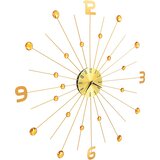  Zidni sat metalni 70 cm zlatni | shoptok.hr