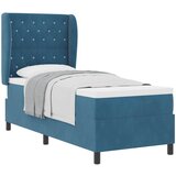  Krevet s opruga kutije Tamno plava 200 x 80 cm Baršun | shoptok.hr