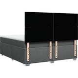 Krevet s oprugama i madracem tamnosivi 200 x 200 cm od tkanine | shoptok.hr