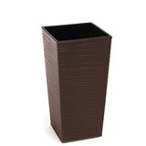  Visoka kvadratna posuda za biljke Aurora (D x Š x V: 35 x 35 x 68 cm, Plastika, Smeđe boje) Cijene