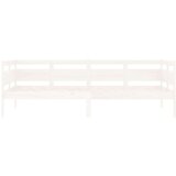  Dnevni ležaj bijeli od masivne borovine 90 x 200 cm | shoptok.hr