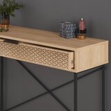 Marckeric Stranska mizica v hrastovem dekorju v naravni barvi 35.5x110 cm Ecrin – | Shoptok.si