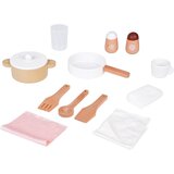 Kinder Home Dječja drvena kuhinja – vintage model s elektroničkim pločama, svjetlima, zvukovima i sudoperom s tekućom vodom, 91 × 31 × 90 cm | shoptok.hr