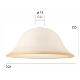  zamensko staklo sfera E27 130x300 mm bež | Eponuda.com