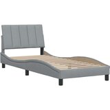 vidaXL Okvir za krevet bez madraca svjetlosivi 90x190 cm od tkanine | shoptok.hr
