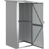  Vrtno spremište sivo 118,5 x 97 x 209,5 cm pocinčani čelik | Eponuda.com