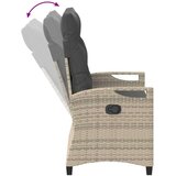  Vrtna klupa s jastukom 105 x 60 x 112 cm čelik | shoptok.hr