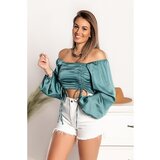 Fenzy Eleganten Crop Top Livenza, Menta | Shoptok.si