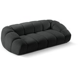 Micadoni Home Crna baršunasti sofa 254 cm Diana – | shoptok.hr