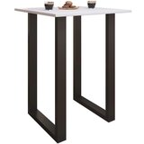 Mömax Barska Miza Xona, Bela, Črna, 80x50cm | Shoptok.si