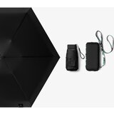 INF Dežnik za sončenje in dež, 5-kratni žepni dežnik Black, (21539087) Cene