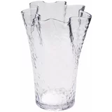 Hübsch Steklena vaza (višina 30 cm) Ruffle –