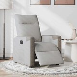  Električni naslanjač sivo blago | Shoptok.si