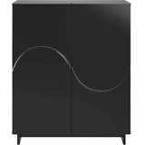  Ormarić za cipele 73 x 38 x 87 5 cm Konstruirano drvo Crna - Crna | shoptok.hr