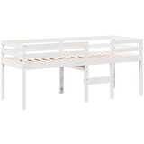  Visoki krevet s krovom bijeli 75 x 190 cm od masivne borovine | Eponuda.ba