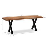 MID.YOU Garderobna Klop Garderobenbank | Shoptok.si
