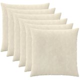  Presvlaka za jastuk 6 kom. HEERLEN Krem 80 x 80 cm - Osnovni Krem 6 | shoptok.hr