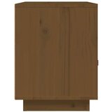  Nočna omarica medeno rjava 40x34x45 cm trdna borovina, (20733903) | Shoptok.si